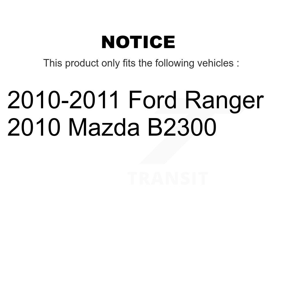 Ceramic Brake Pads And Parking Shoes Front Rear Kit For Ford Ranger Mazda B2300