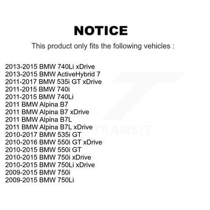 Ceramic Brake Pads Parking Shoe Front Rear Kit For BMW 750i xDrive 750Li 535i GT
