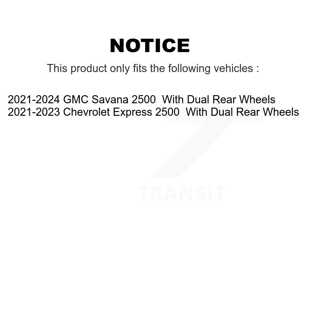 Ceramic Brake Pads And Parking Shoe Front Rear Kit For GMC Savana 2500 Chevrolet