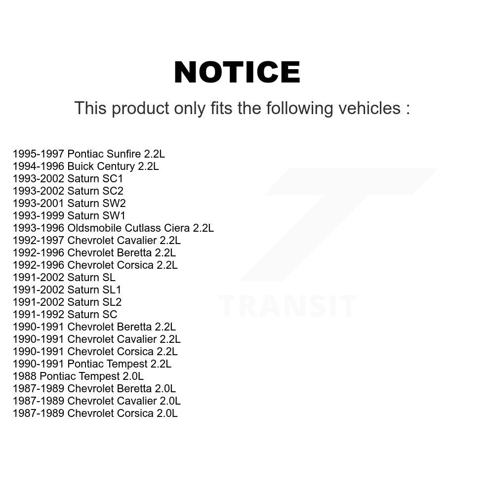 Accessory Drive Belt Pulley KTP-89026 For Saturn Chevrolet Cavalier SL1 SC1 SL2