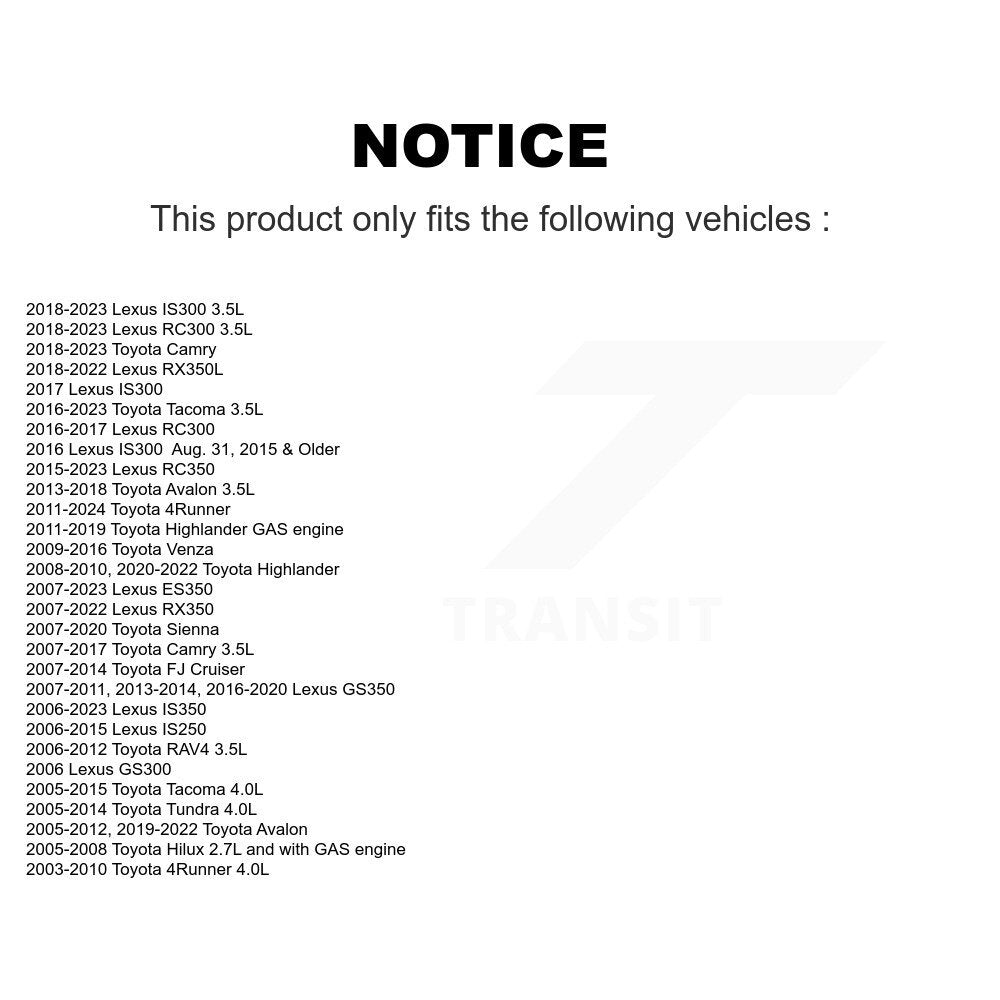 Accessory Drive Belt Idler Pulley KTP-89158 For Toyota Camry Tacoma Lexus Sienna