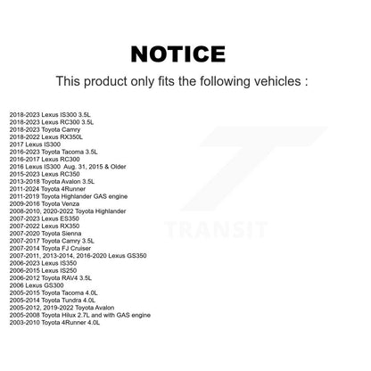 Accessory Drive Belt Idler Pulley KTP-89158 For Toyota Camry Tacoma Lexus Sienna