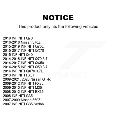 Accessory Drive Belt Idler Pulley Smooth KTP-89182 For INFINITI QX50 Q50