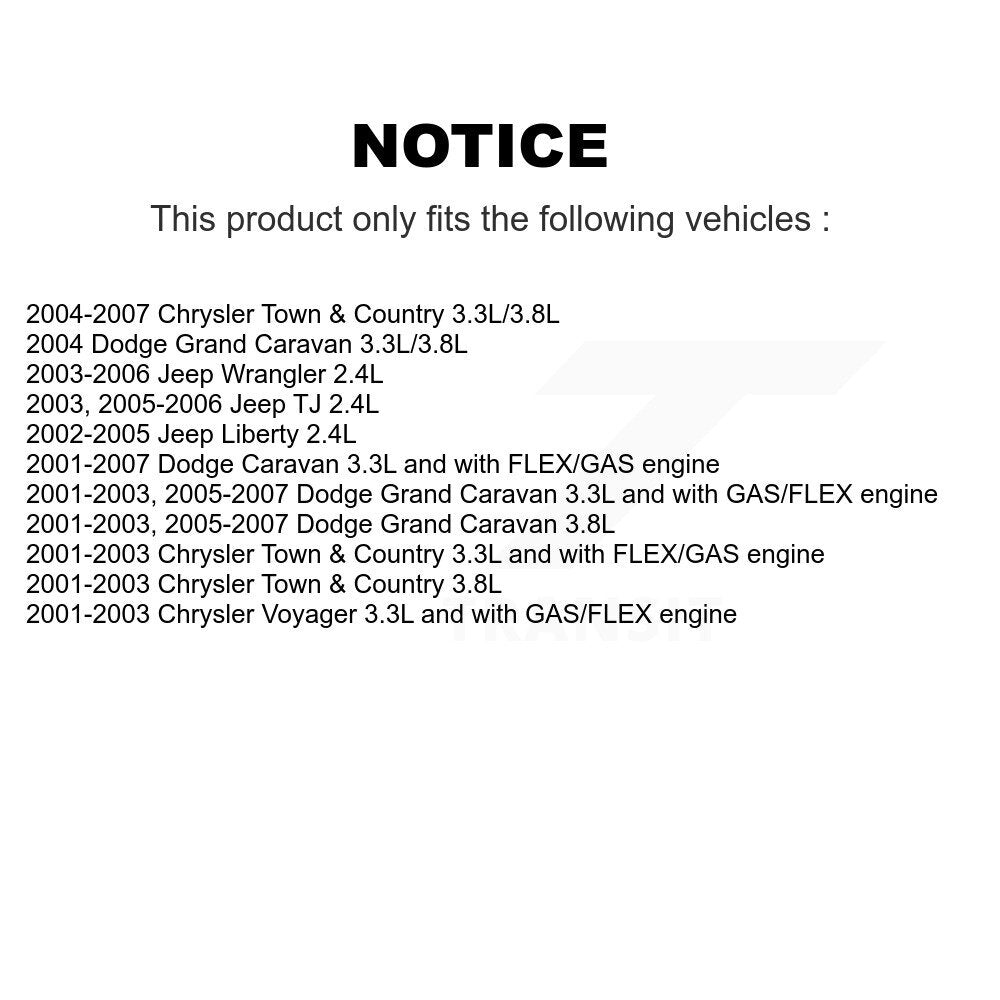 Accessory Drive Belt Tensioner Assembly KTP-89280 For Dodge Grand Caravan Jeep &