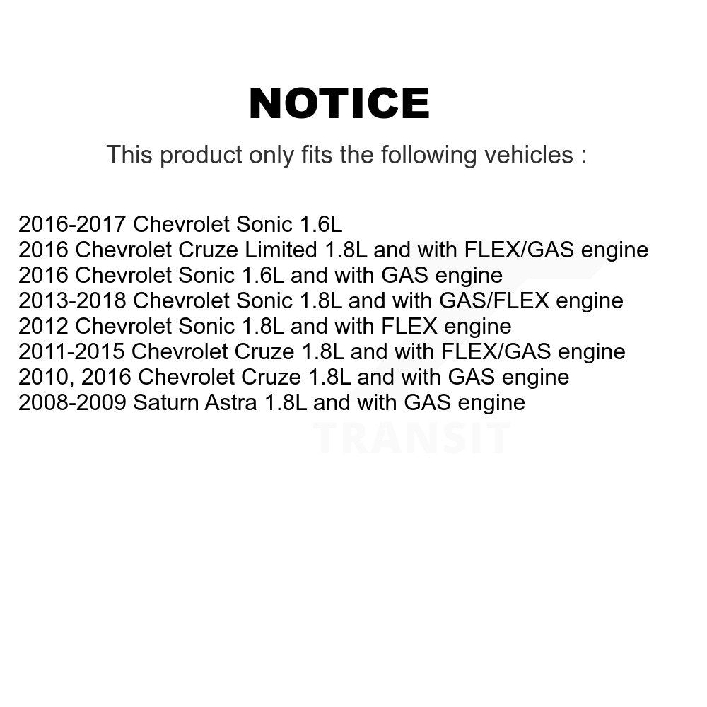 Accessory Drive Belt Tensioner Assembly KTP-89645 For Chevrolet Cruze Sonic
