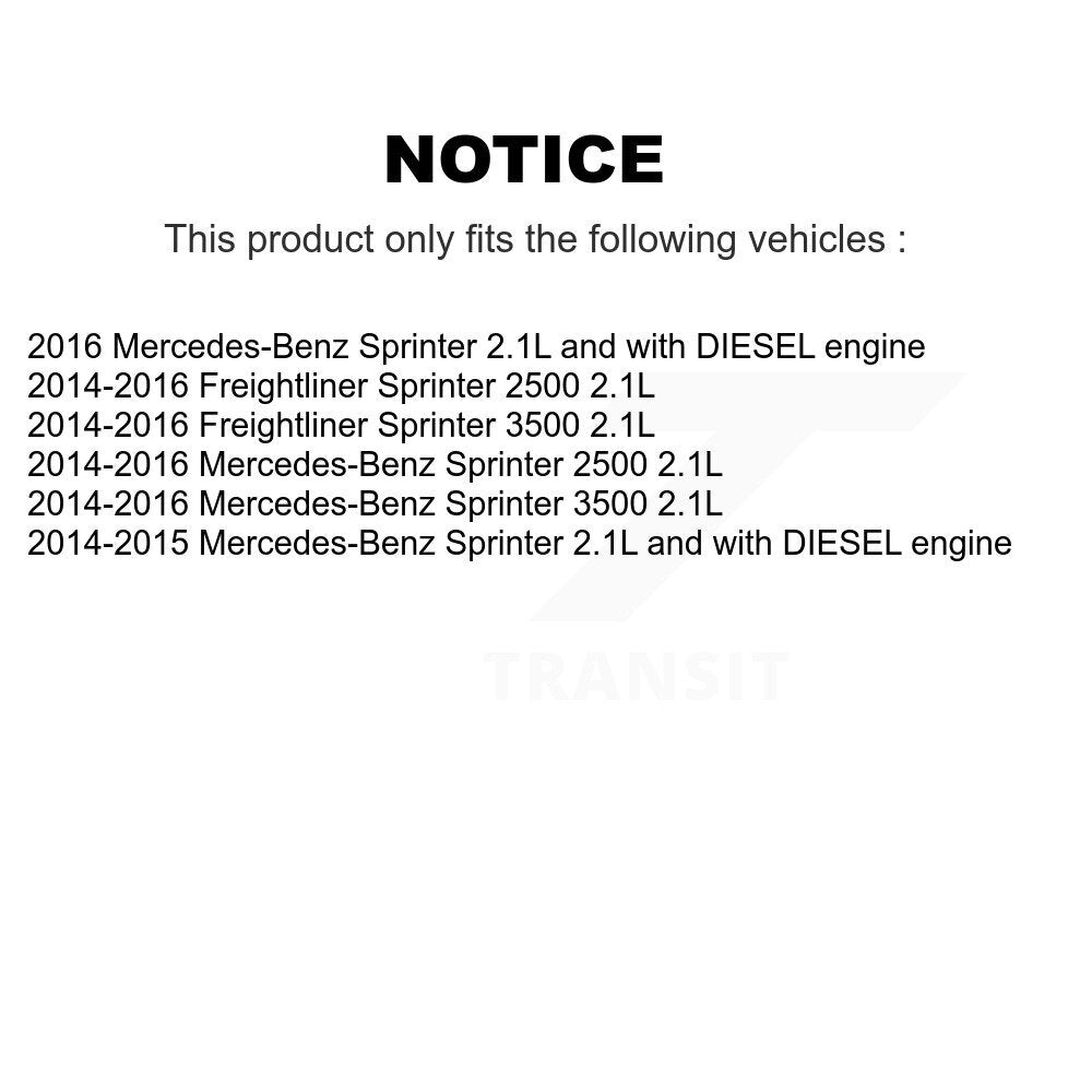 Accessory Drive Belt Tensioner Assembly KTP-89682 For Mercedes-Benz Sprinter