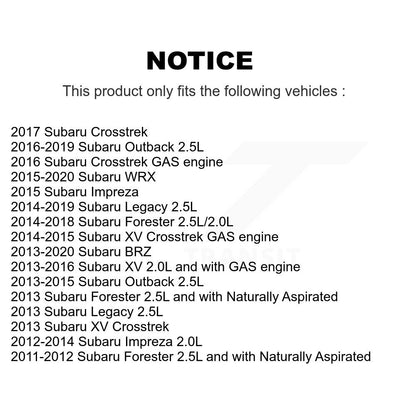 Accessory Drive Belt Tensioner Assembly KTP-89701 For Subaru Forester Outback XV