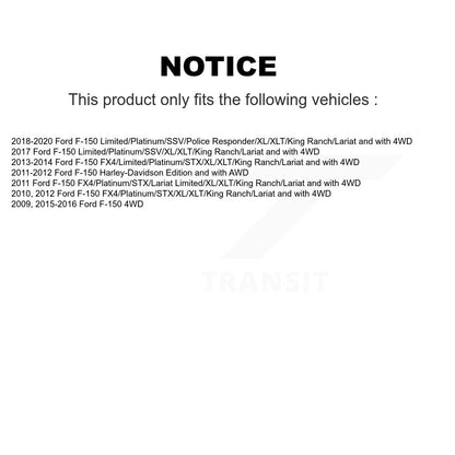 Suspension Control Arm And Ball Joint Assembly Bar Link Front Kit For Ford F-150