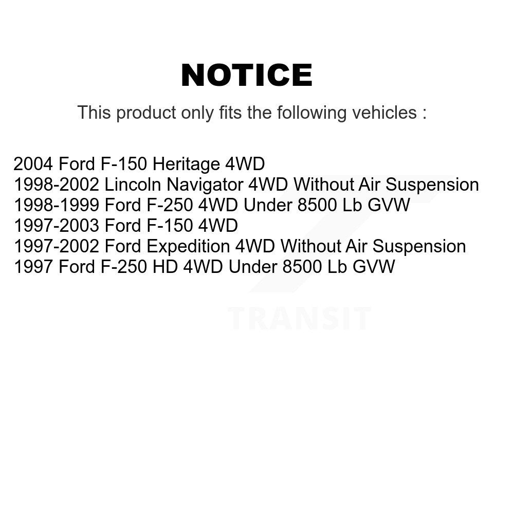 Suspension Control Arm Ball Joint Link Front Kit For Ford F-150 F-250 HD Lincoln