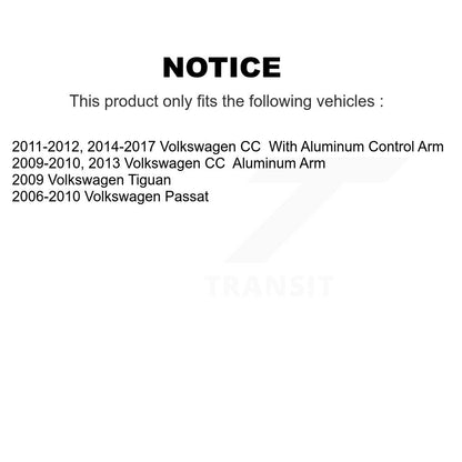 Suspension Control Arm Ball Joint Link Front Kit For Volkswagen Passat CC Tiguan