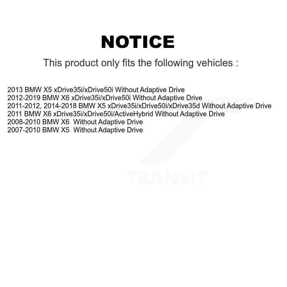 Suspension Control Arm And Ball Joint Assembly Sway Link Front Kit For BMW X5 X6