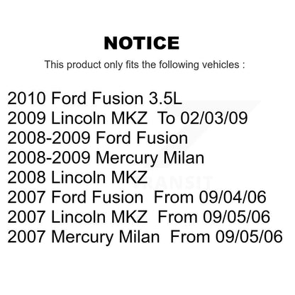 Suspension Control Arm And Ball Joint Link Front Kit For Ford Fusion Lincoln MKZ