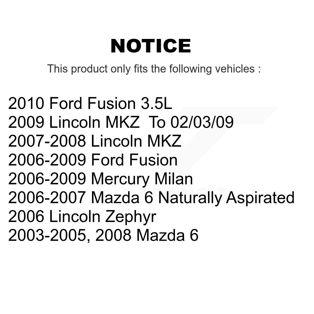 Suspension Control Arm Ball Joint Link Front Kit For Ford Fusion Mazda 6 Lincoln