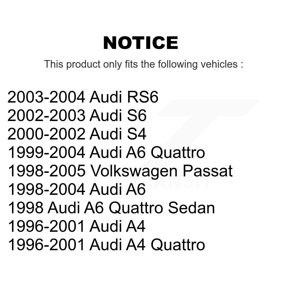 Suspension Control Arm & Ball Joint Link Front Kit For Volkswagen Passat Audi A4