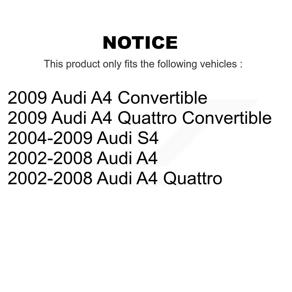 Suspension Control Arm Ball Joint Assembly Link Front Kit For Audi A4 Quattro S4