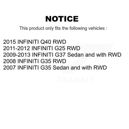 Suspension Control Arm & Ball Joint Link Front Kit For INFINITI G37 G35 G25 Q40