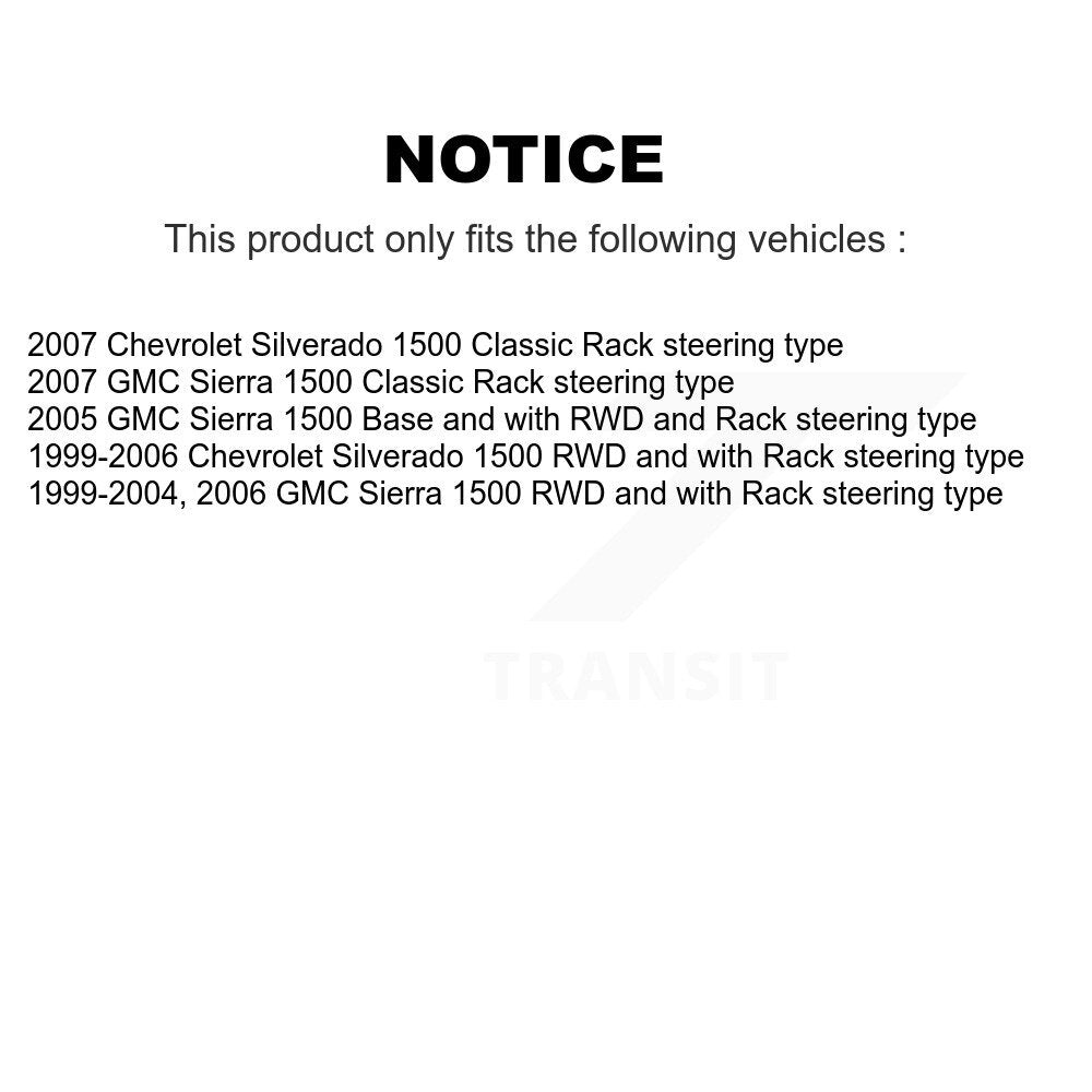 Control Arm & Ball Joint Tie Rod End Link Front Kit For Chevrolet Silverado 1500
