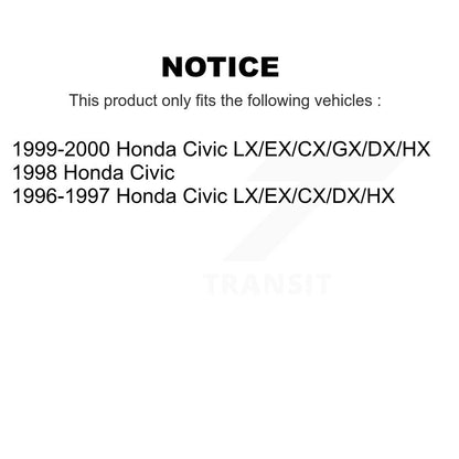 Control Arm Ball Joint Assembly Tie Rod End Link Front Kit (8Pc) For Honda Civic