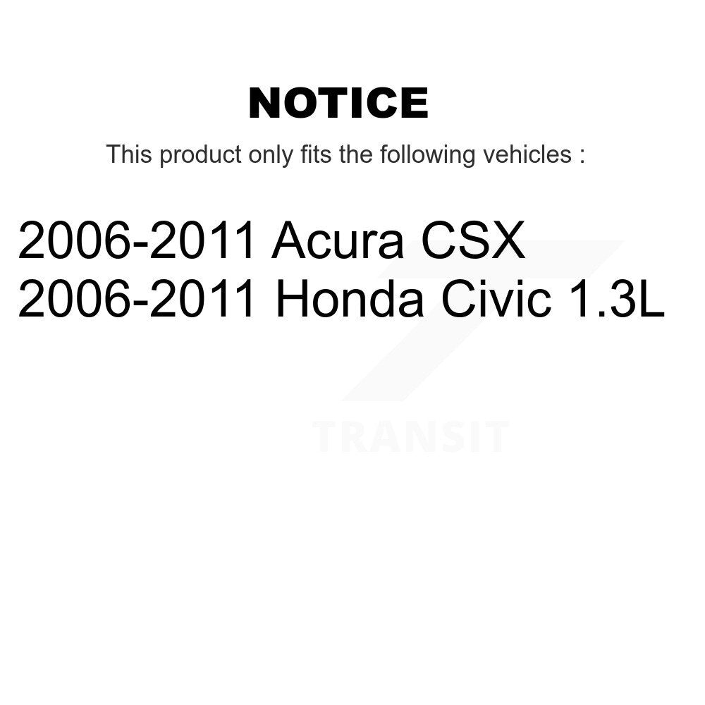 Control Arm & Ball Joint Tie Rod End Link Front Kit (8Pc) For Honda Civic Acura