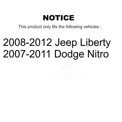 Suspension Stabilizer Bar Link Front Pair For Jeep Liberty Dodge Nitro