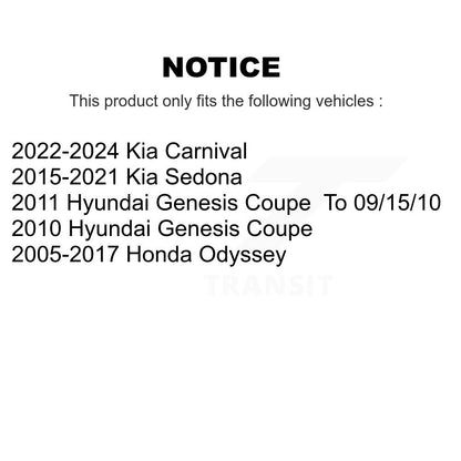 Suspension Bar Link Front Pair For Honda Odyssey Kia Sedona Carnival Hyundai