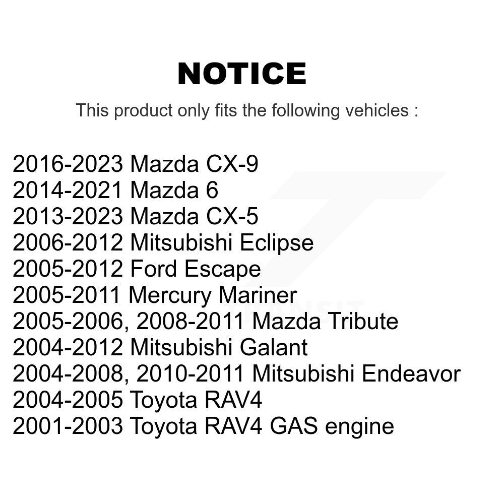 Suspension Bar Link Front Pair For Mazda CX-5 Ford Escape CX-9 6 Tribute Toyota
