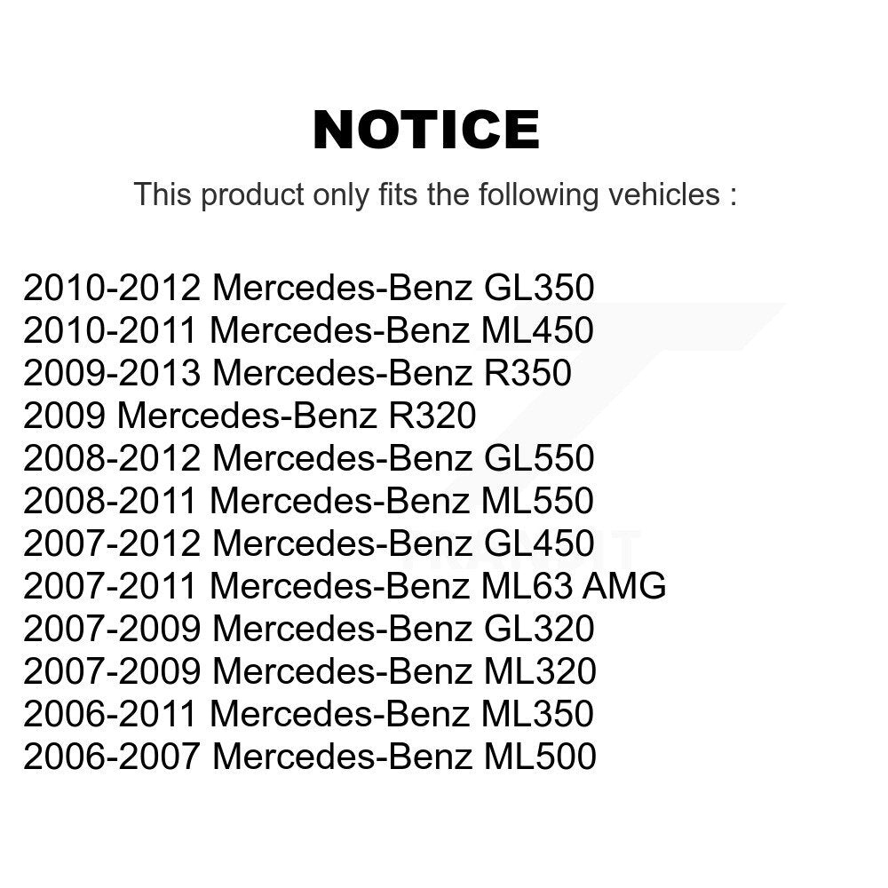 Suspension Bar Link Front Pair For Mercedes-Benz ML350 ML320 GL350 R350 GL320