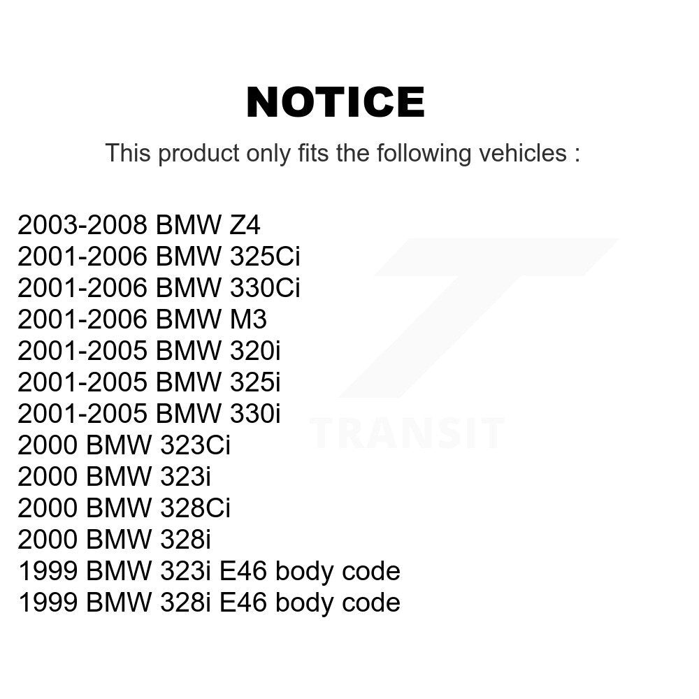 Suspension Bar Link Front Pair For BMW Z4 330Ci 325i 325Ci M3 320i 330i 323i