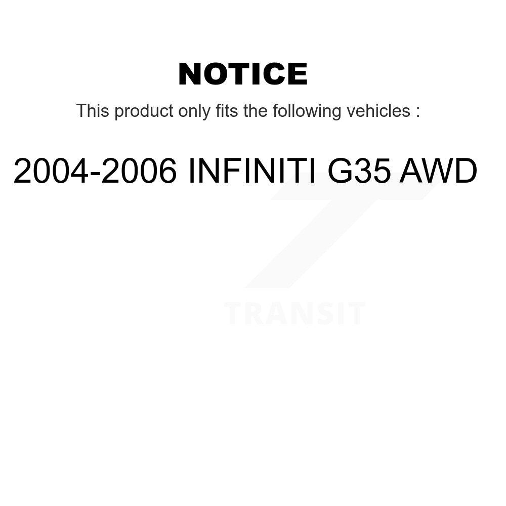 Suspension Stabilizer Bar Link Front Kit For 2004-2006 INFINITI G35 AWD