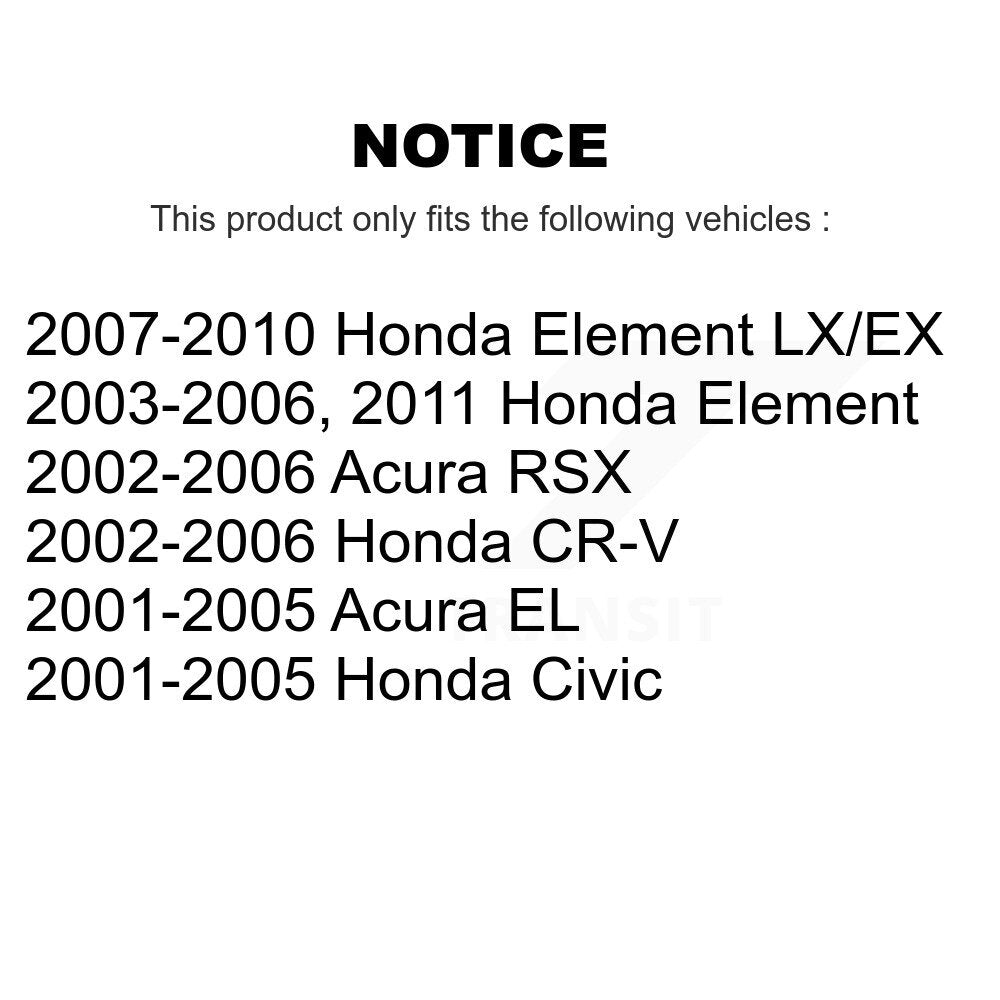 Suspension Sway Bar Link Front Kit For Honda Civic CR-V Acura Element EL RSX