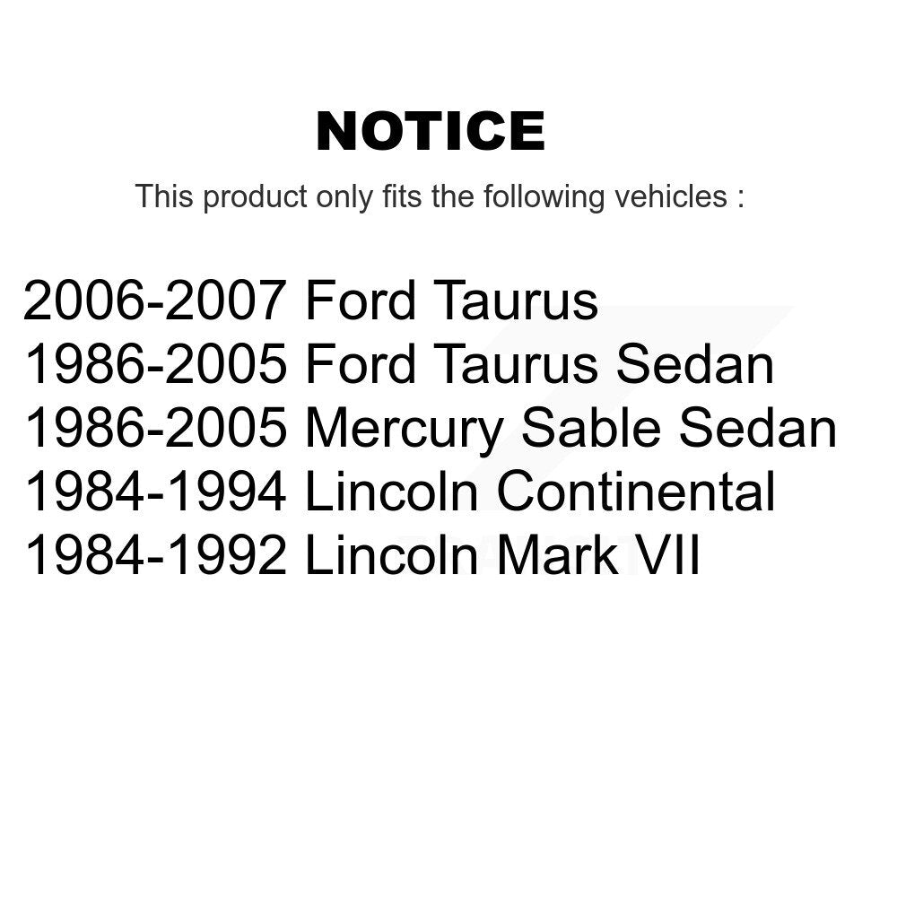 Suspension Sway Bar Link Rear Pair For Ford Taurus Mercury Sable Lincoln Mark