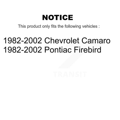Suspension Stabilizer Bar Link Rear Pair For Chevrolet Camaro Pontiac Firebird
