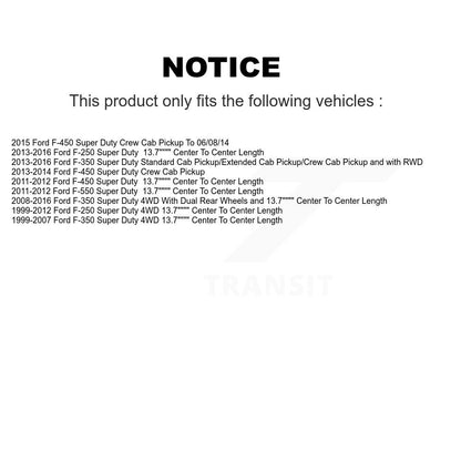 Suspension Sway Bar Link Rear Pair For Ford F-350 Super Duty F-250 F-450 F-550