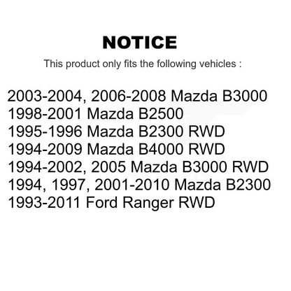 Suspension Sway Bar Link Rear Pair For Ford Ranger Mazda B4000 B3000 B2300 B2500