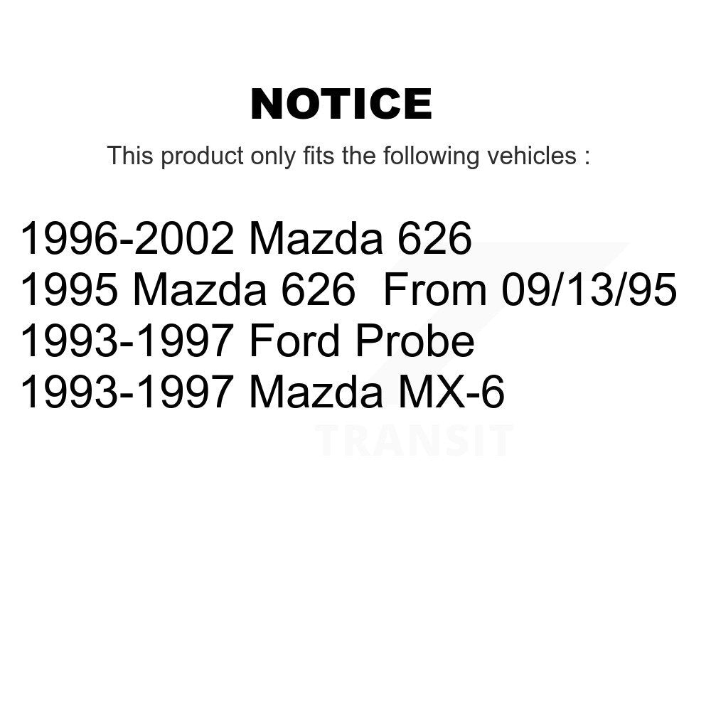 Suspension Stabilizer Bar Link Rear Pair For Mazda 626 Ford Probe MX-6
