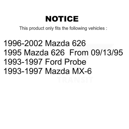 Suspension Stabilizer Bar Link Rear Pair For Mazda 626 Ford Probe MX-6
