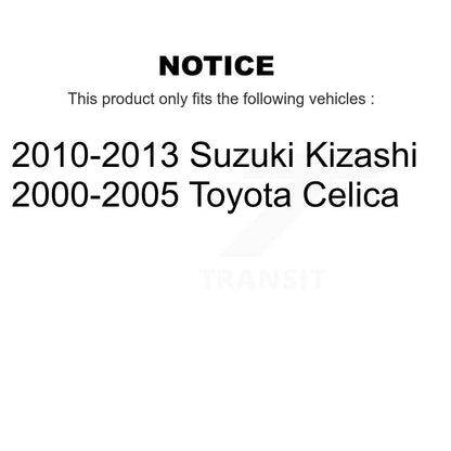 Suspension Stabilizer Bar Link Rear Pair For Toyota Celica Suzuki Kizashi