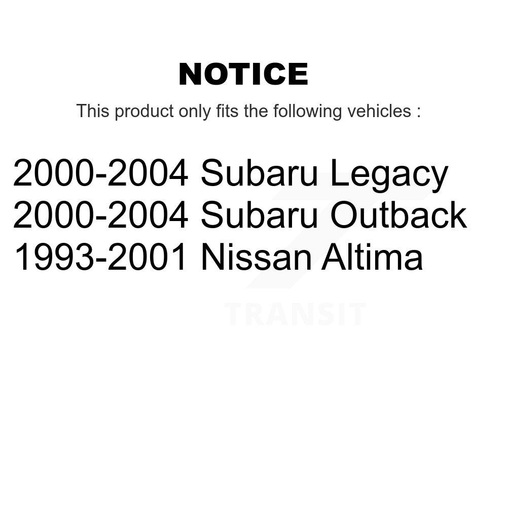 Suspension Stabilizer Bar Link Rear Pair For Subaru Outback Legacy Nissan Altima