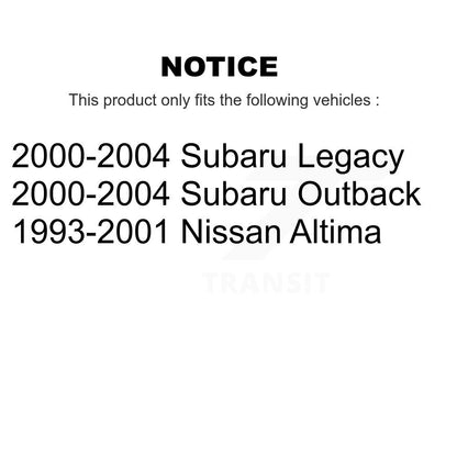 Suspension Stabilizer Bar Link Rear Pair For Subaru Outback Legacy Nissan Altima