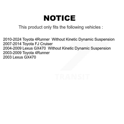 Suspension Sway Bar Link Rear Pair For Toyota 4Runner FJ Cruiser Lexus GX470