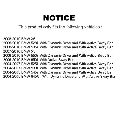 Suspension Sway Bar Link Rear Pair For BMW X5 X6 530i 650i 525i 645Ci 528i 550i