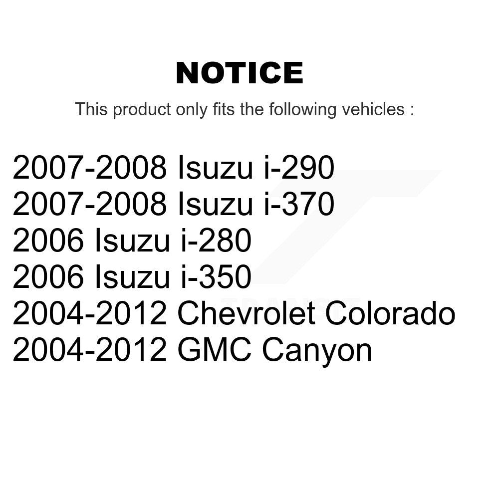 Suspension Sway Bar Link Rear Pair For Chevrolet Colorado GMC Canyon Isuzu i-280