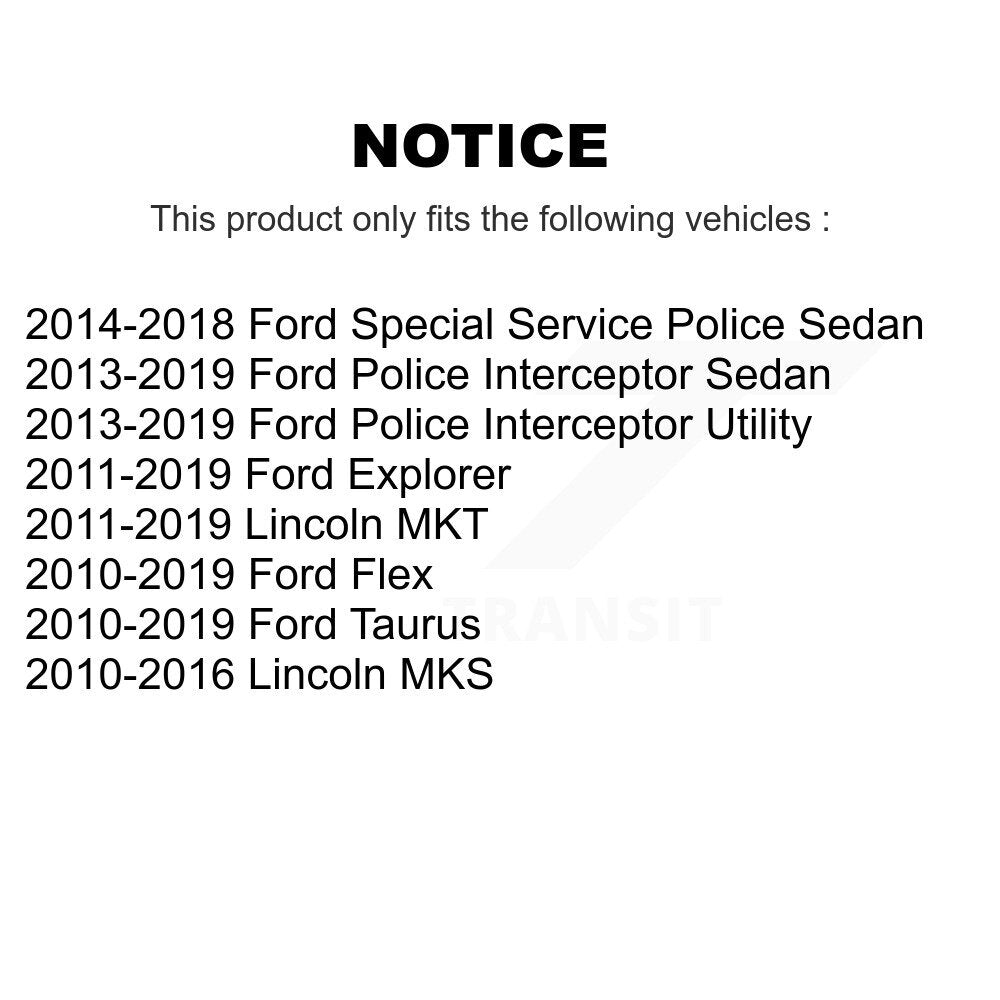 Suspension Sway Bar Link Rear Kit For Ford Explorer Flex Taurus Police Utility