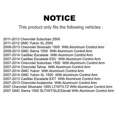 Lower Ball Joints Front Pair For Chevrolet GMC Sierra 1500 Silverado Tahoe
