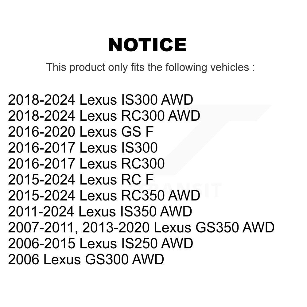 Lower Ball Joints Front Pair For Lexus IS250 IS300 IS350 GS350 RC350 RC300