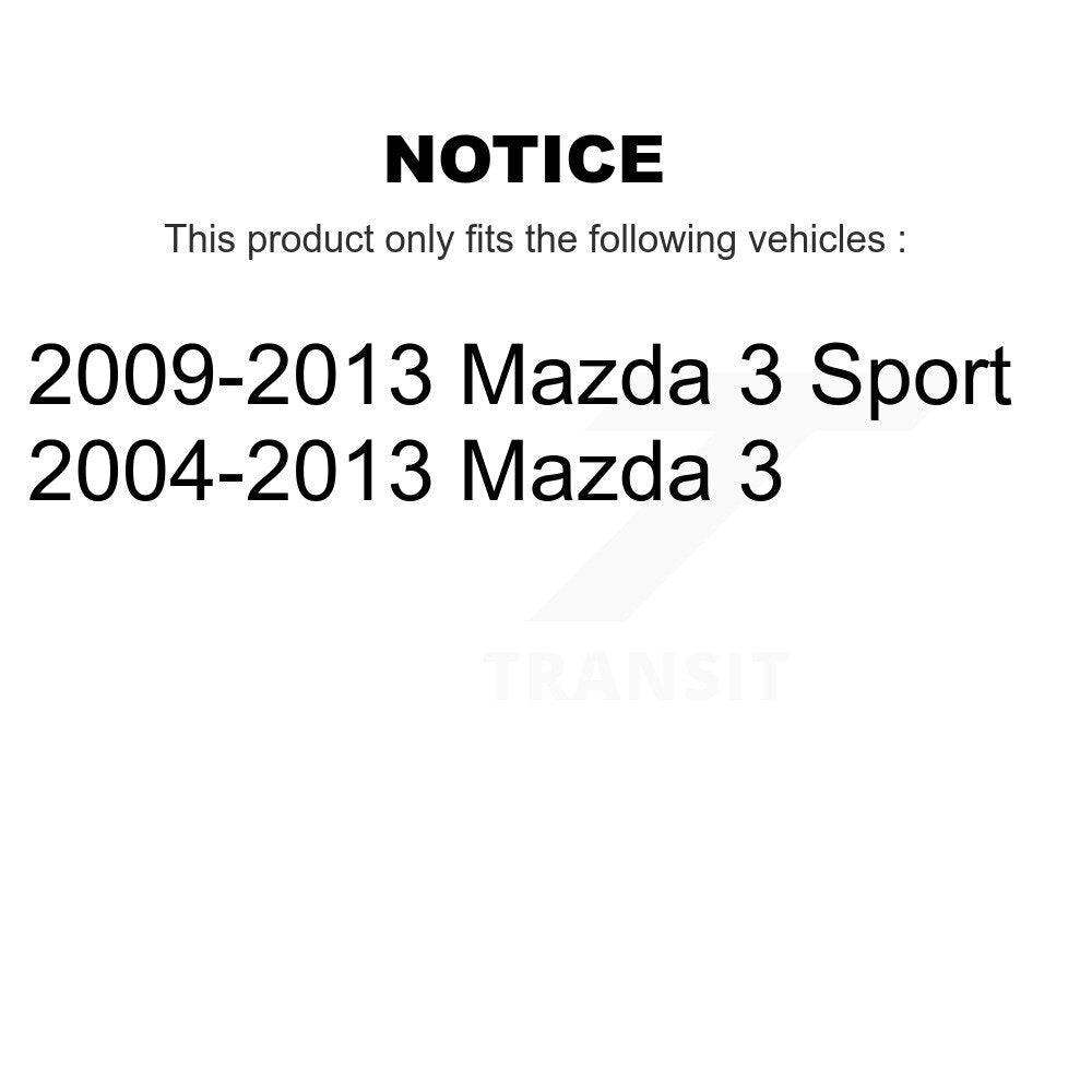 Lower Suspension Ball Joints Front Pair For Mazda 3 Sport