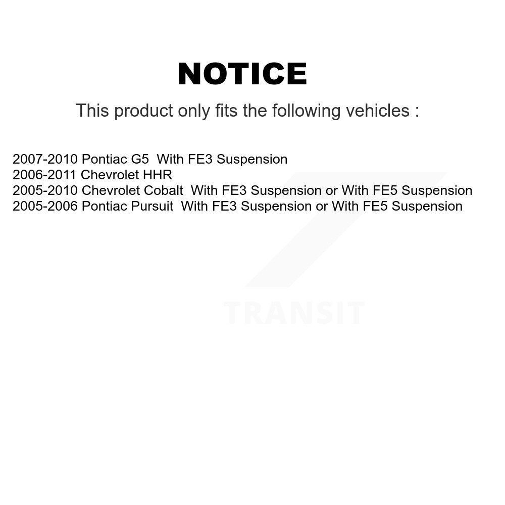 Lower Ball Joints Front Pair For Chevrolet Cobalt Pontiac G5 HHR Pursuit