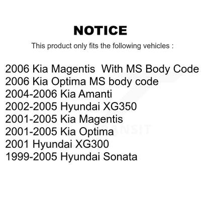 Lower Ball Joints Front Pair For Hyundai Sonata Kia Amanti Optima XG350