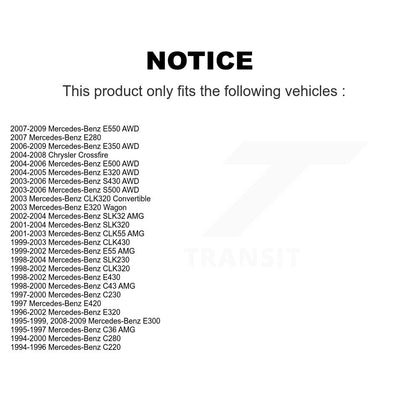 Lower Ball Joint Front Pair For Mercedes-Benz E320 Chrysler Crossfire E350
