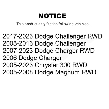 Lower Rearward Ball Joints Front Pair For Dodge Chrysler 300